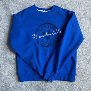 Blue Nashville Crewneck